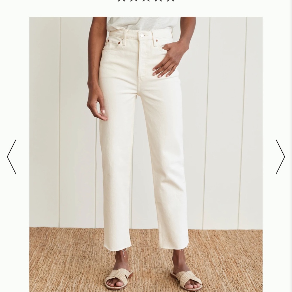 Redone Cream Jeans - image 5